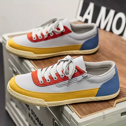 캐주얼  운동화 통기성, 올시즌 운동화, 라운드 토